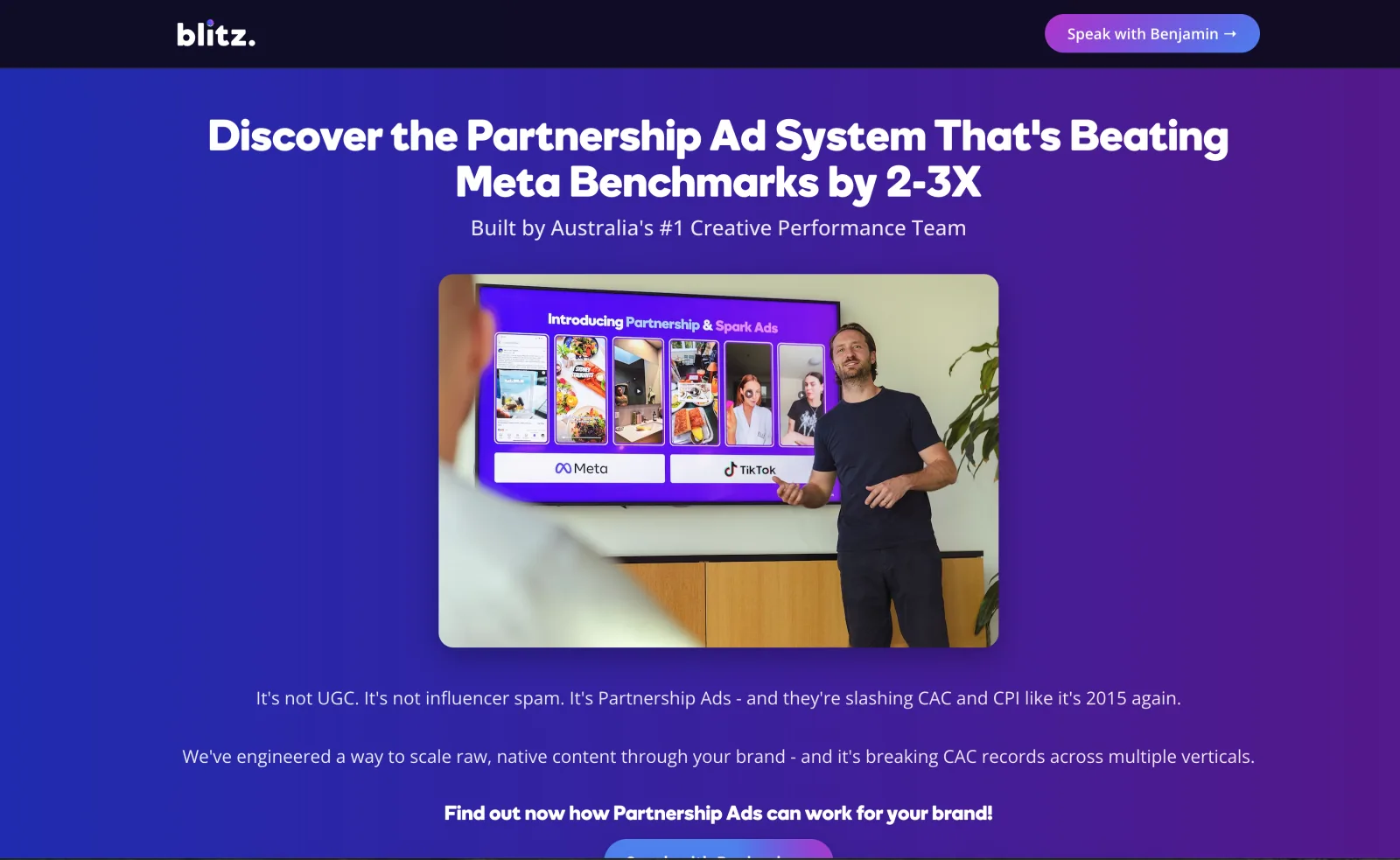 Lead-Generierungs Landing Page